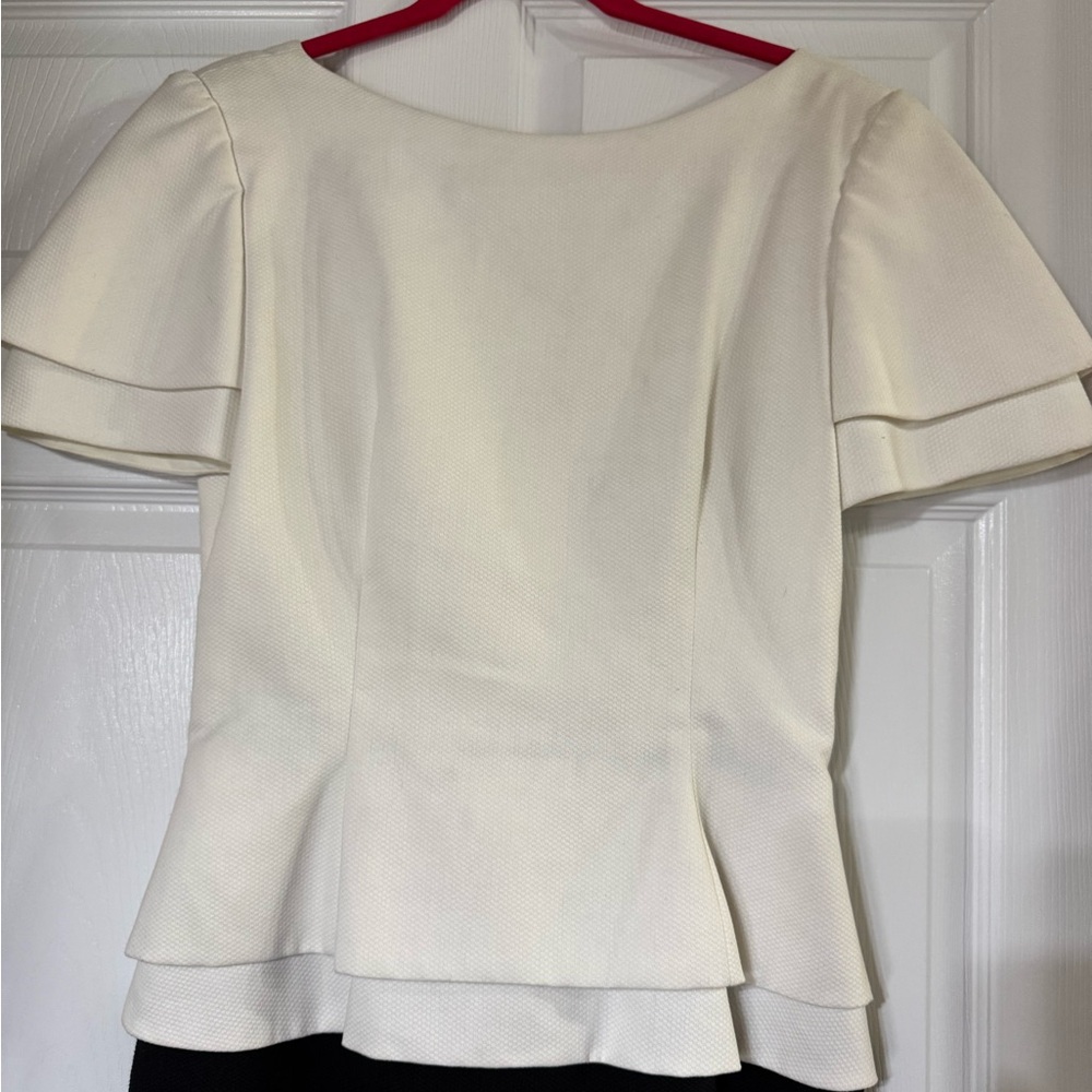 Vintage Christian Dior Black & White Bow Dress | Size 8 | As-Is